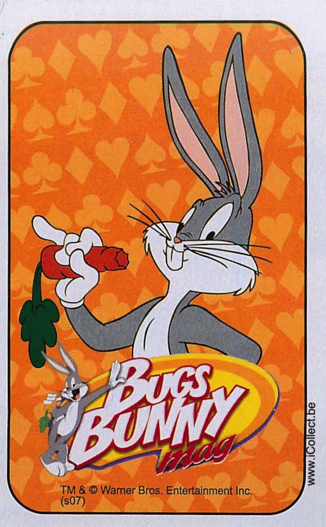 Single Swap Playing Cards Cartoons Bugs Bunny (PS14-14B)