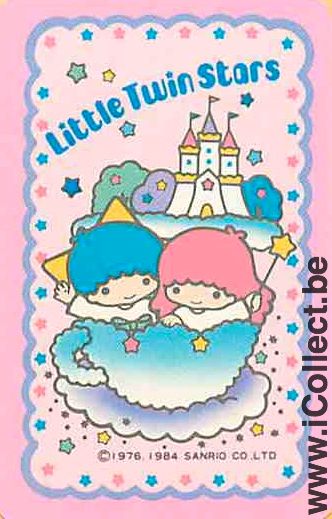 Single Playing Cards Cartoons Little Twin Star ***Mini*** (PS09-