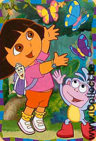 Single Playing Cards Cartoons Dora Explorer ***Mini*** (PS09-27E