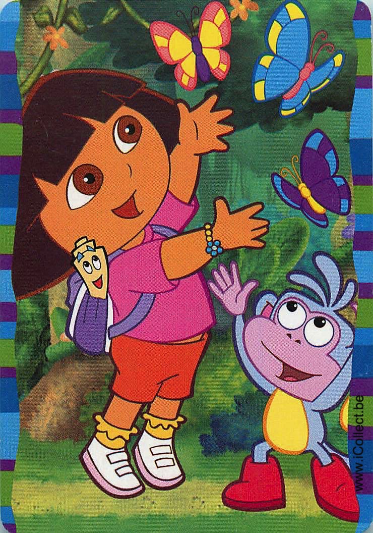 Single Swap Playing Cards Cartoons Dora (PS15-32F)