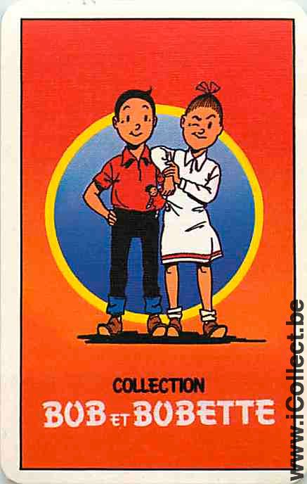 Single Swap Playing Cards Cartoons Bob & Bobette (PS09-27G)