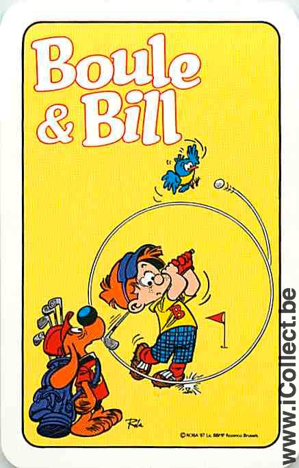 Single Swap Playing Cards Cartoons Boule & Bill (PS07-30I)