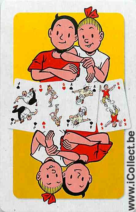 Single Swap Playing Cards Cartoons Bob & Bobette (PS08-32A)
