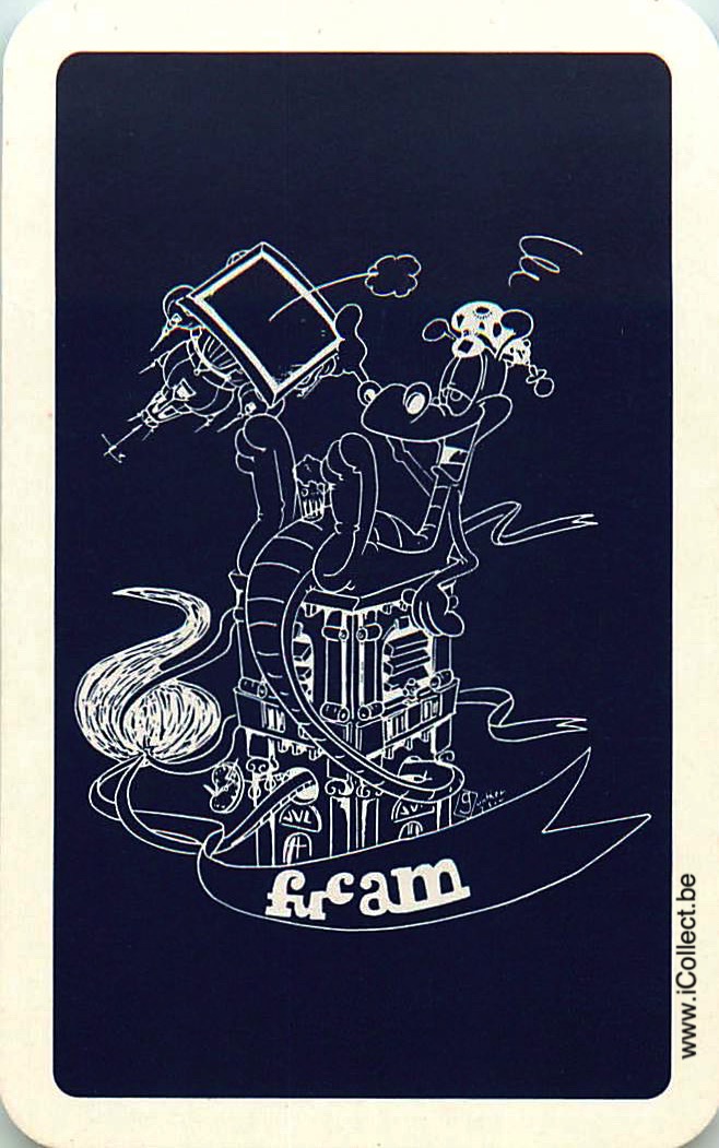 Single Swap Playing Cards Cartoons Fucam (PS07-32E)