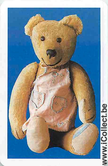Single Playing Cards Cartoons Bears (PS08-54A) - Click Image to Close