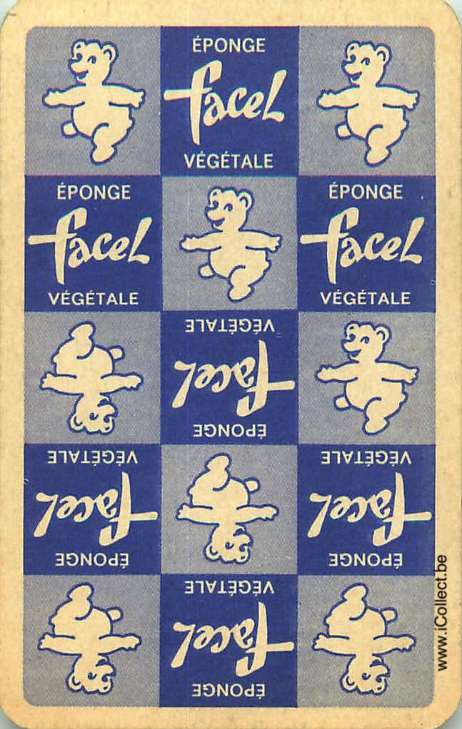 Single Swap Playing Cards Cartoons Bears Facel (PS07-32F)