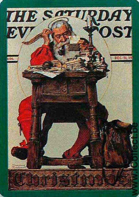Single Playing Cards Cartoons Santa Claus (PS09-31B) - Click Image to Close