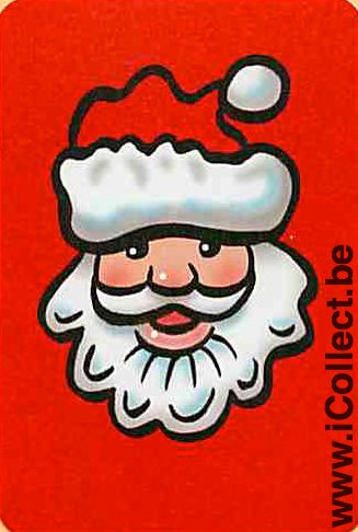 Single Playing Cards Cartoons Santa Claus ***Mini*** (PS09-31F) - Click Image to Close