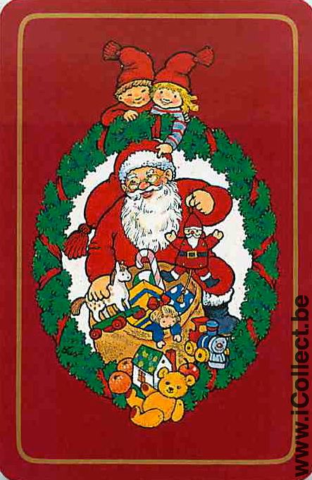 Single Swap Playing Cards Cartoons Santa Claus (PS14-07H)