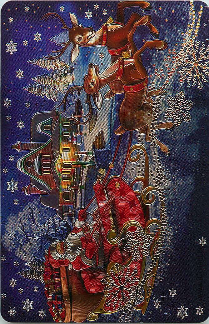 Single Swap Playing Cards Santa Claus Christmas (PS05-42B)