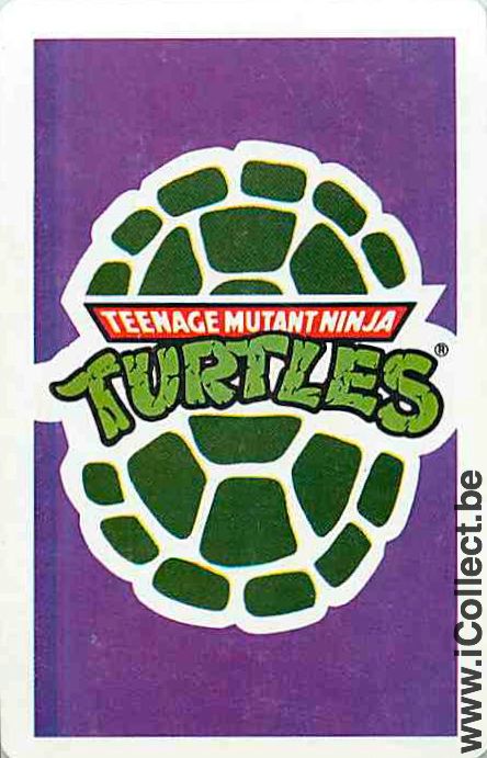 Single Playing Cards Cartoons Turtles Ninja (PS09-32H)