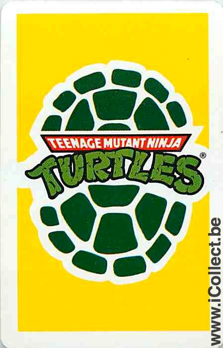 Single Playing Cards Cartoons Turtles Ninja (PS09-32I)