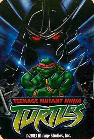 Single Playing Cards Cartoons Turtles Ninja **Mini** (PS04-46H)