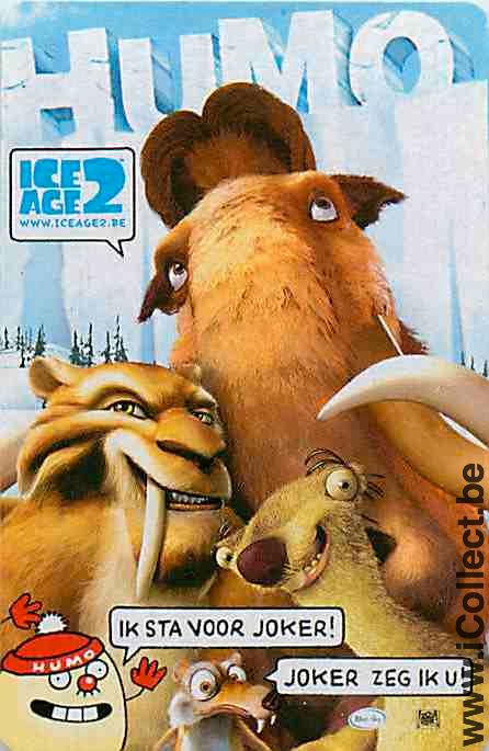 Single Swap Playing Cards Cartoons Ice Age2 (PS09-35A)