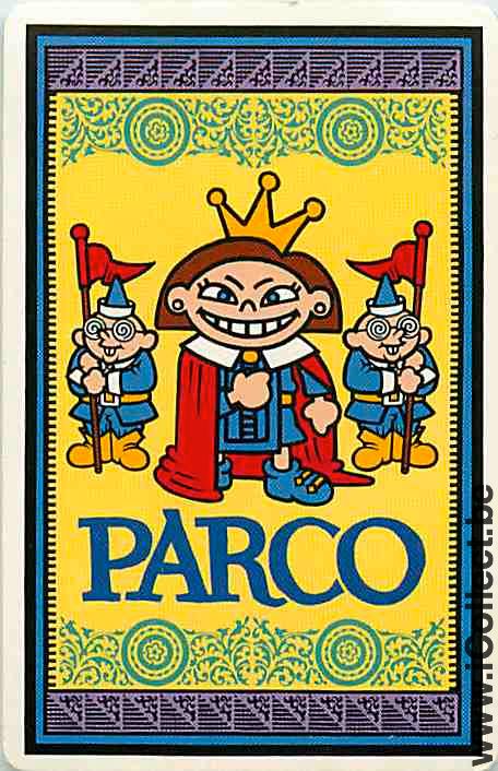 Single Playing Cards Cartoons Parco (PS09-35D) - Click Image to Close