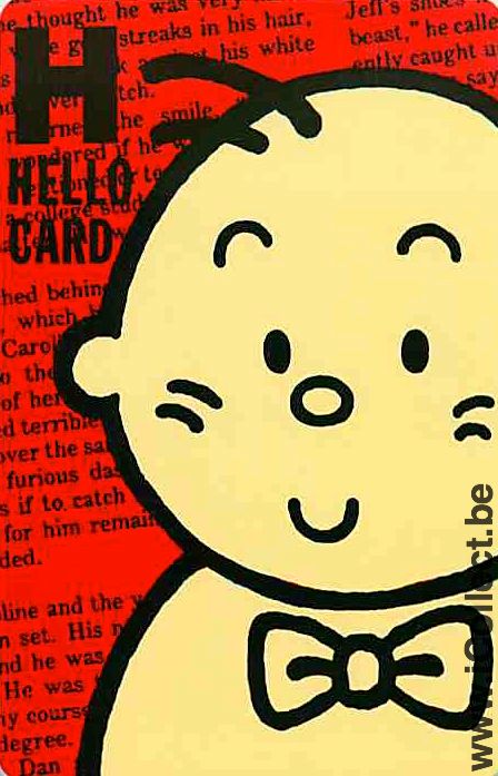 Single Playing Cards Cartoons H Hello Card (PS11-08E) - Click Image to Close