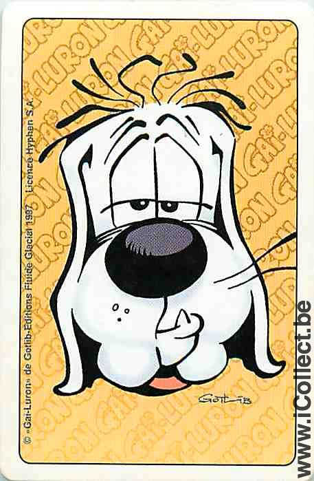 Single Playing Cards Cartoons Dog Gai Luron (PS14-09E)