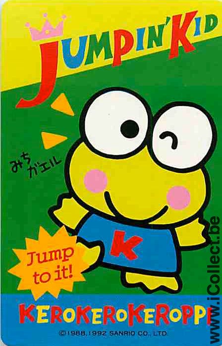 Single Playing Cards Cartoons Jumpin Kid (PS14-09H) - Click Image to Close