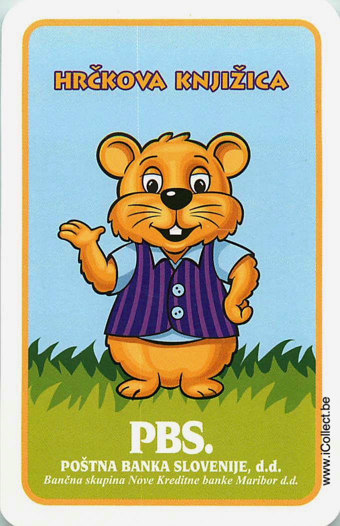 Single Swap Playing Cards Cartoons Castor PBS (PS07-57C)