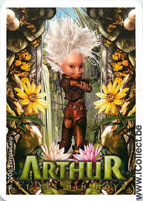 Single Playing Cards Cartoons Athur and the Minimoys (PS10-60D)