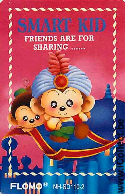 Single Swap Playing Cards Cartoons Smart Kid (PS09-40D)