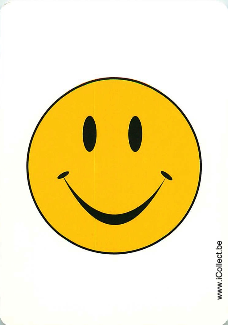 Single Swap Playing Cards Cartoons Smiley (PS07-29F)