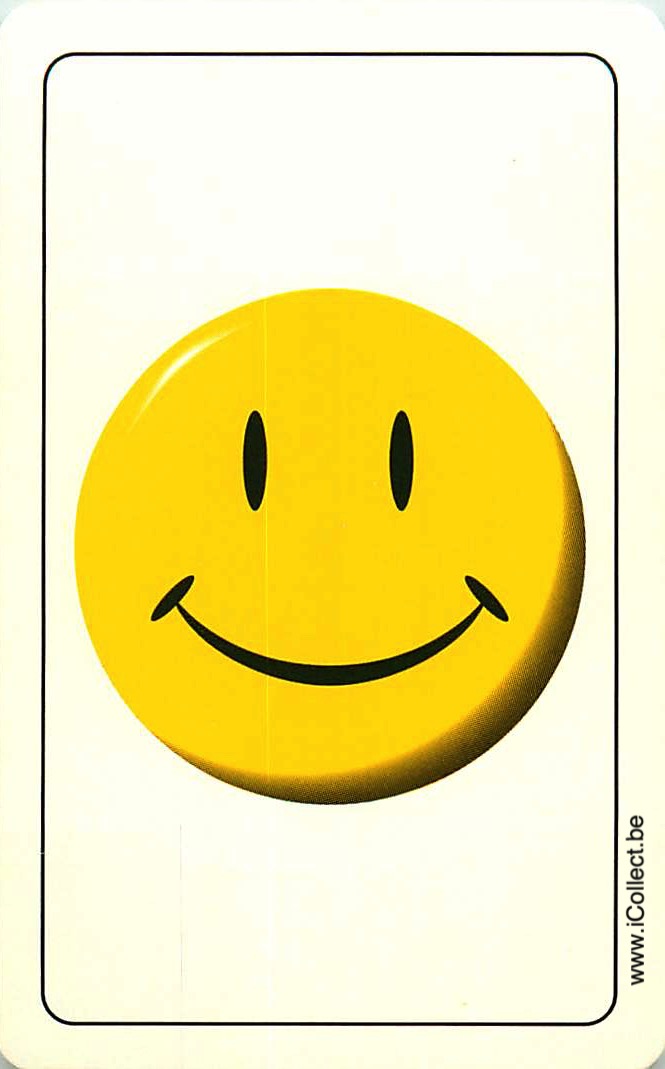 Single Swap Playing Cards Cartoons Smiley (PS07-31D)