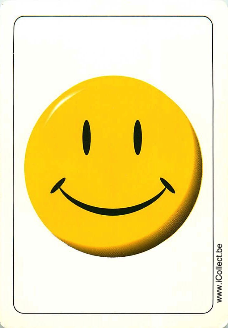 Single Swap Playing Cards Cartoons Smiley (PS15-21E)