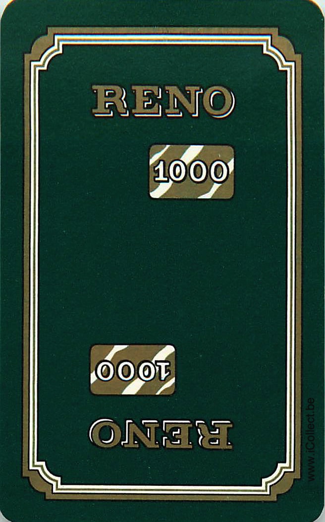 Single Swap Playing Cards Casino Reno (PS05-47C)