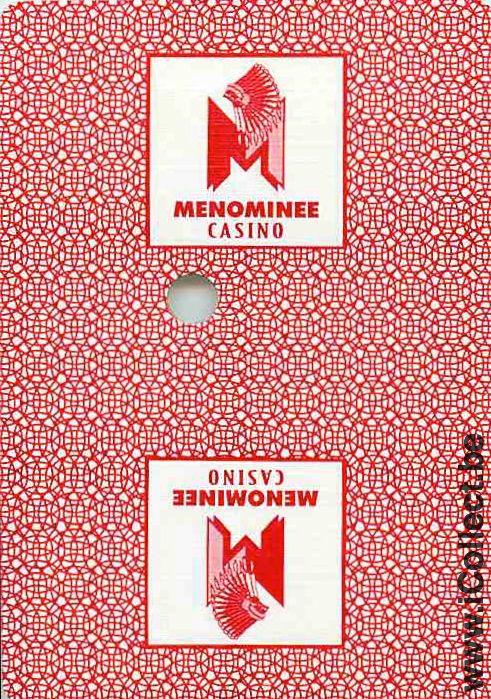 Single Swap Playing Cards Casino Menominee (PS21-11E)
