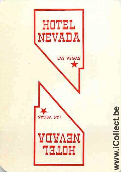 Single Playing Cards Casino Hotel Nevada (PS15-20G) - Click Image to Close