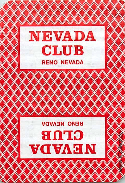 Single Swap Playing Cards Casino Nevada Club (PS17-13C)