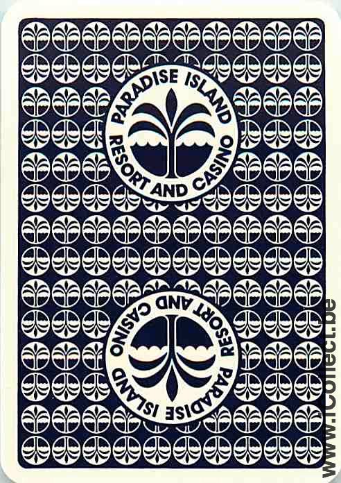 Single Playing Cards Casino Paradise Island (PS16-13I)