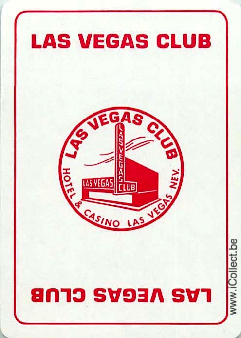 Single Swap Playing Cards Casino Las Vegas Club (PS19-31D)