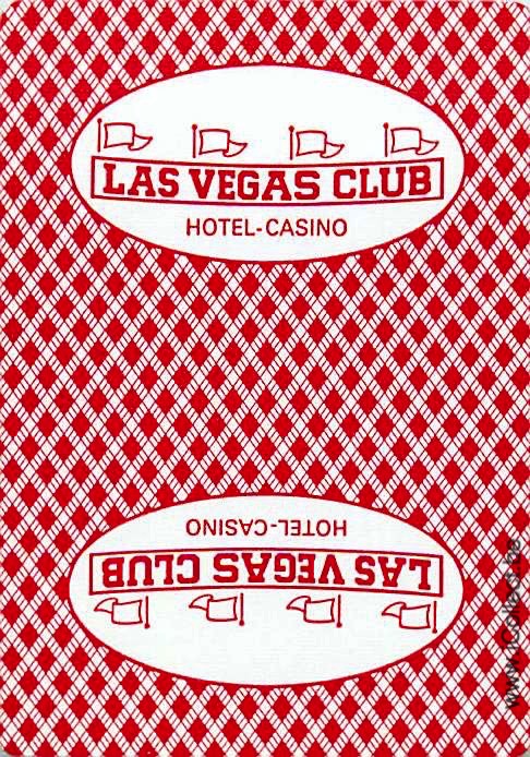 Single Swap Playing Cards Casino Las Vegas Club (PS19-31F)