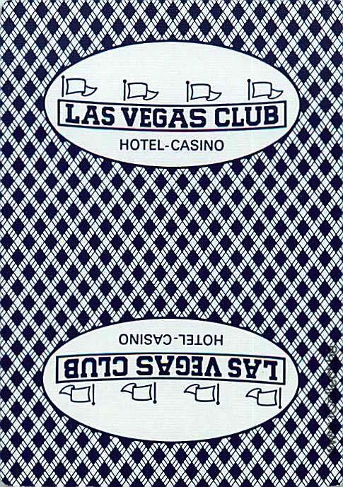 Single Swap Playing Cards Casino Las Vegas Club (PS19-31G)