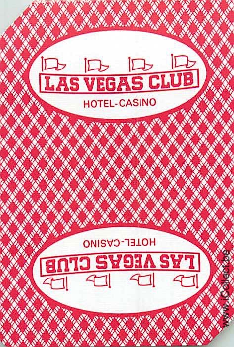 Single Swap Playing Cards Casino Las Vegas Club (PS20-20G)