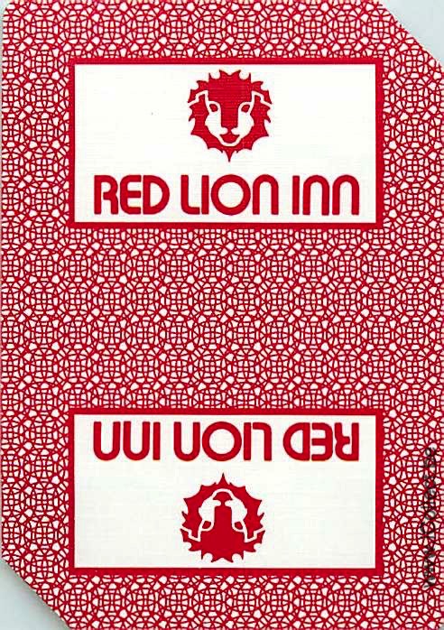Single Swap Playing Cards Casino Red Lion Inn (PS17-21H)