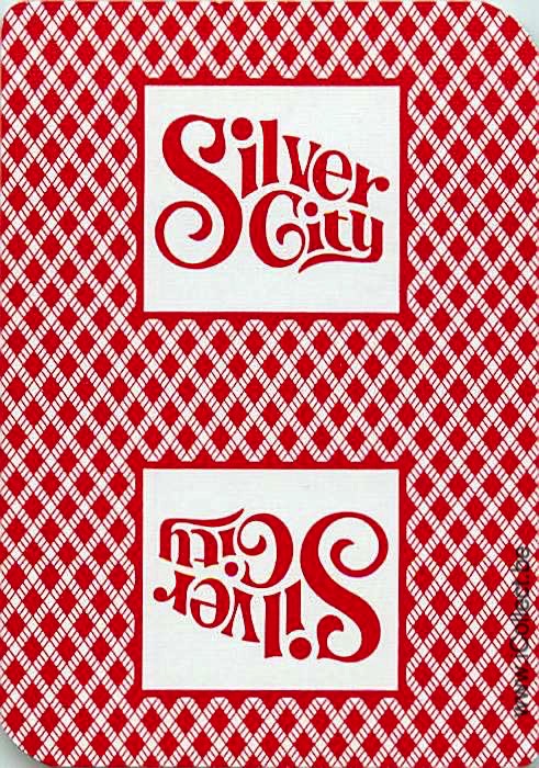 Single Swap Playing Cards Casino Silver City (PS21-12A)