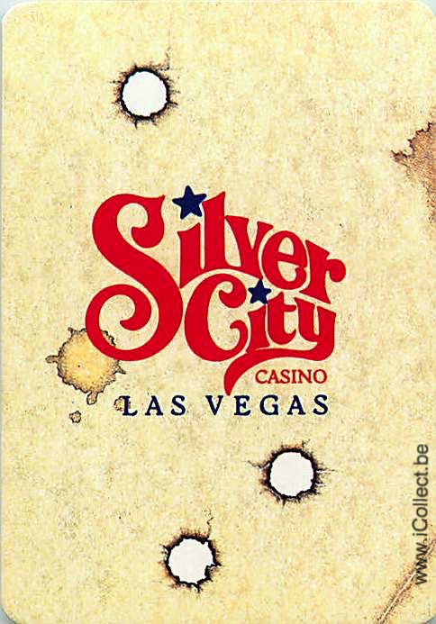 Single Swap Playing Cards Casino Silver City (PS19-39F)