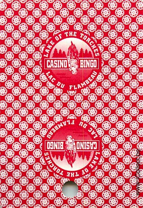 Single Swap Playing Cards Casino Lake of the Torches (PS21-21B) - Click Image to Close