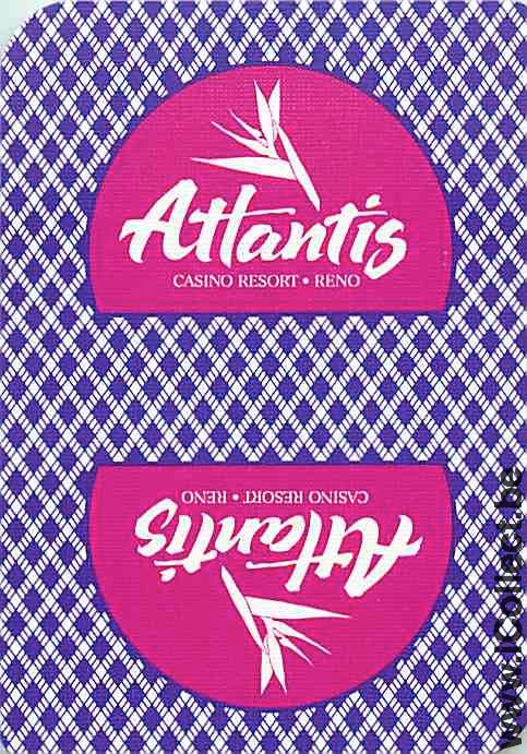 Single Swap Playing Cards Casino Atlantis Reno (PS06-58E)