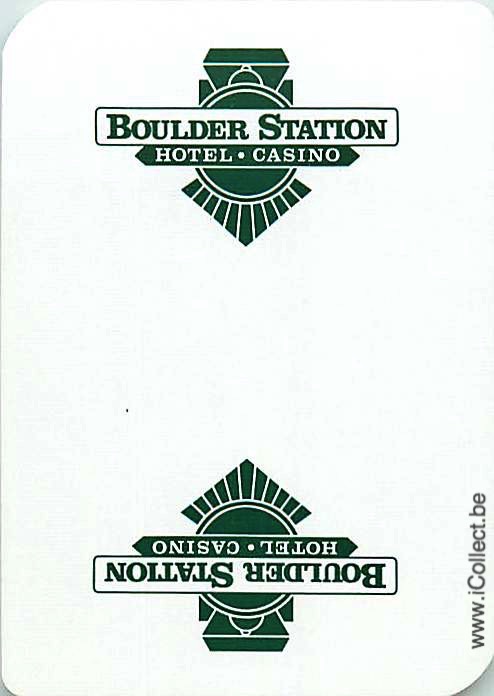 Single Swap Playing Cards Casino Boulder Station (PS10-29B)