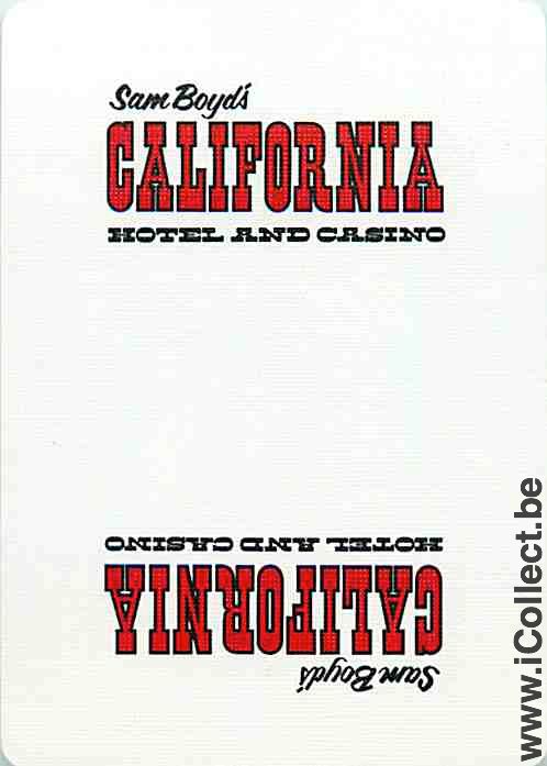 Single Swap Playing Cards Casino California (PS14-16B)