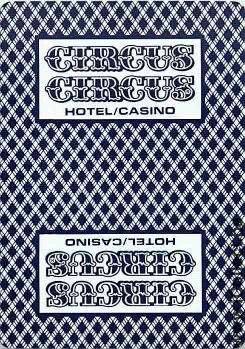 Single Swap Playing Cards Casino Circus Circus (PS14-17H)