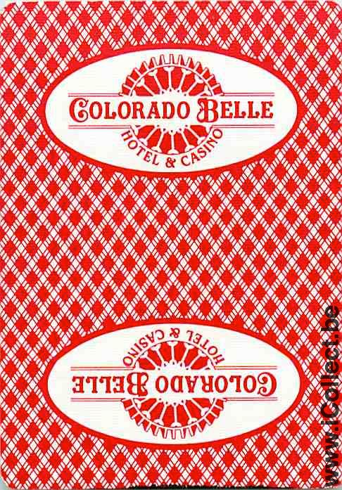 Single Playing Cards Casino Colorado Belle (PS14-18G) - Click Image to Close