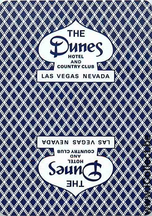 Single Swap Playing Cards Casino The Dunes (PS14-26D)