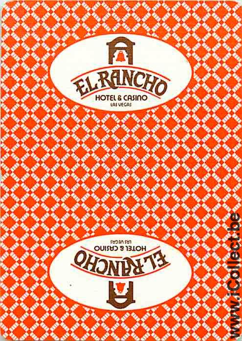 Single Swap Playing Cards Casino El Rancho (PS14-28G)