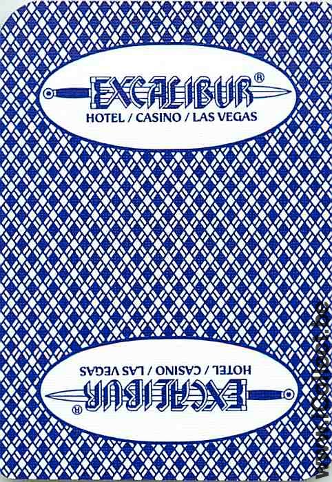 Single Playing Cards Casino Excalibur (PS14-29B) - Click Image to Close