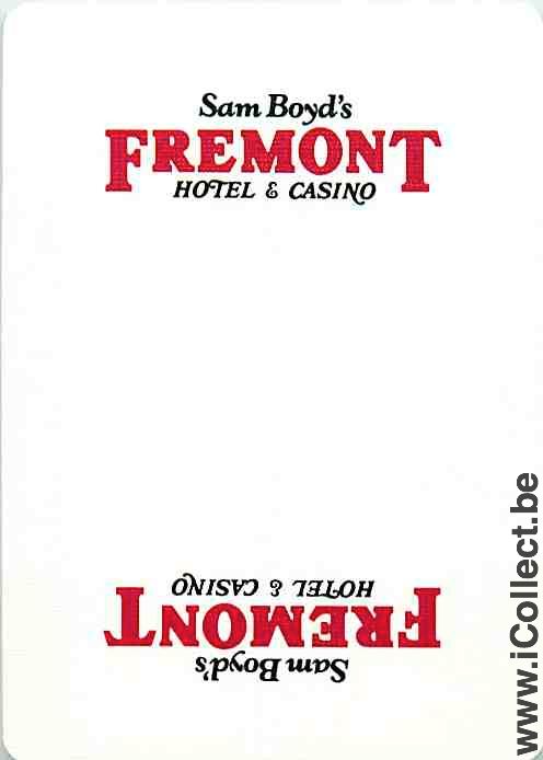 Single Playing Cards Casino Fremont (PS14-32I) - Click Image to Close